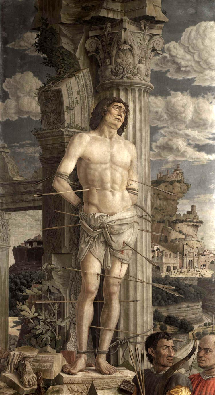 San Sebastián. Andrea Mantegna, 1480.